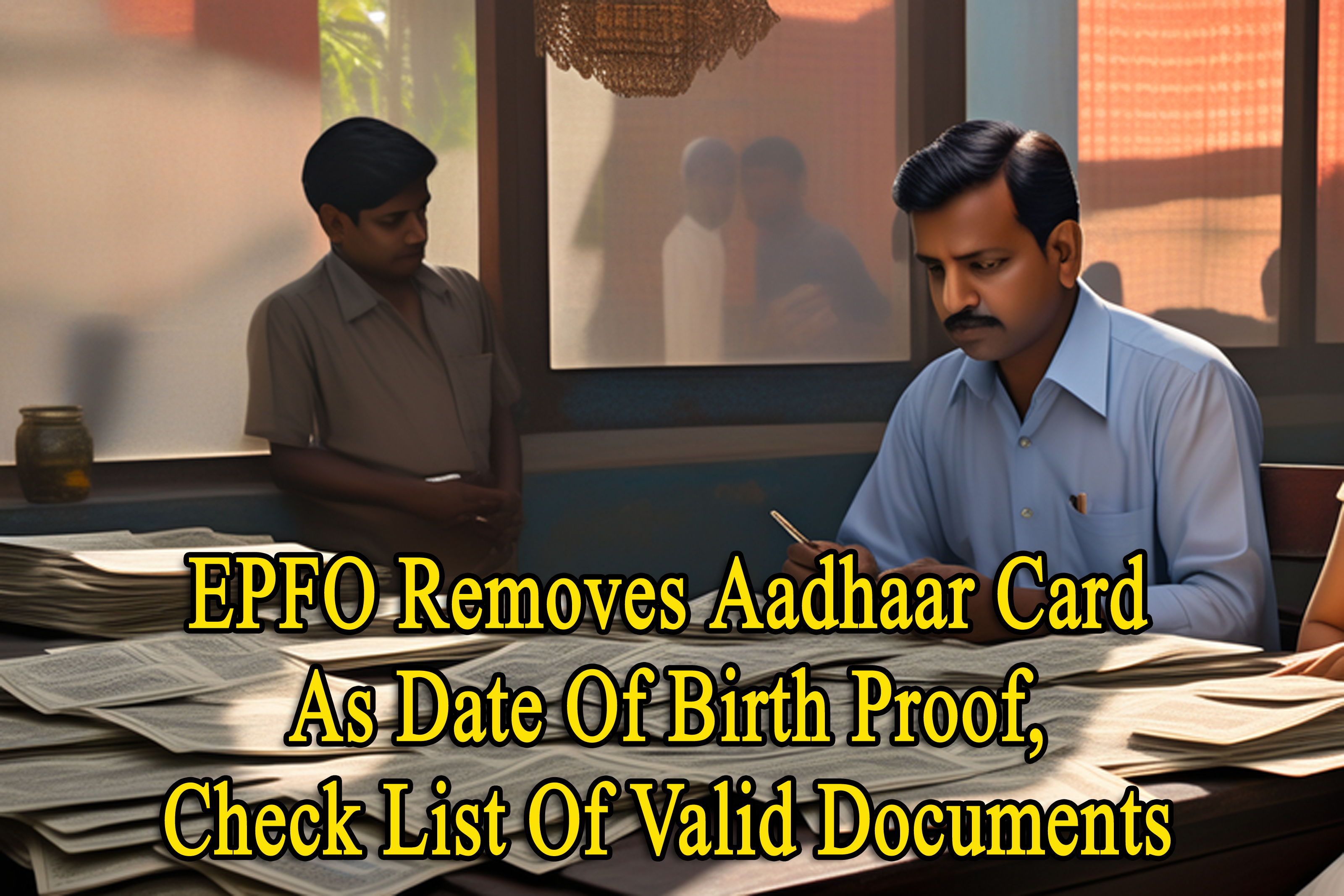 EPFO Removes Aadhaar Card